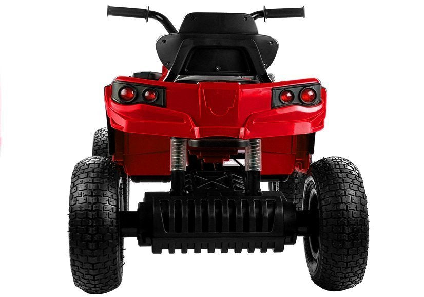 Quad BDM0906 elektrinis keturratis su pripučiamais ratais – raudonas