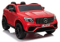 Elektrinis vaikiškas automobilis Mercedes GLC 63S QLS raudonas