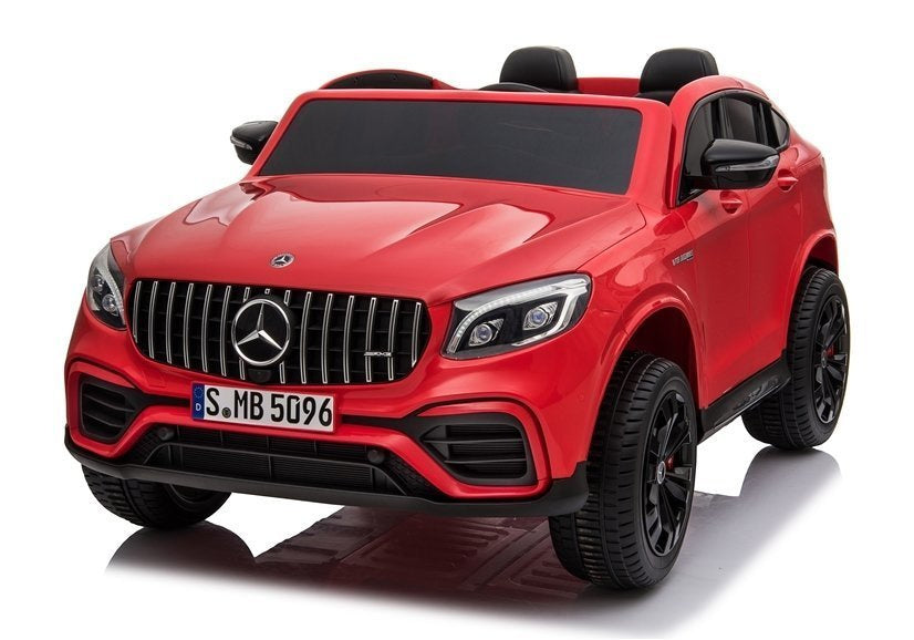 Elektrinis vaikiškas automobilis Mercedes GLC 63S QLS raudonas