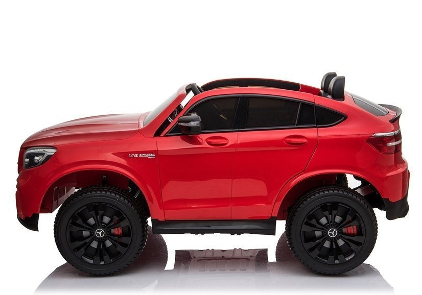 Elektrinis vaikiškas automobilis Mercedes GLC 63S QLS raudonas