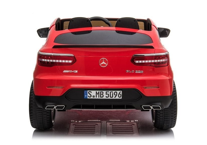 Elektrinis vaikiškas automobilis Mercedes GLC 63S QLS raudonas