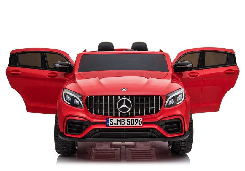Elektrinis vaikiškas automobilis Mercedes GLC 63S QLS raudonas