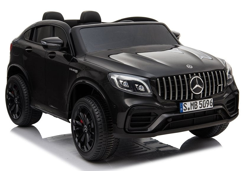 Elektrinis vaikiškas automobilis Mercedes GLC 63S QLS juodas dažytas