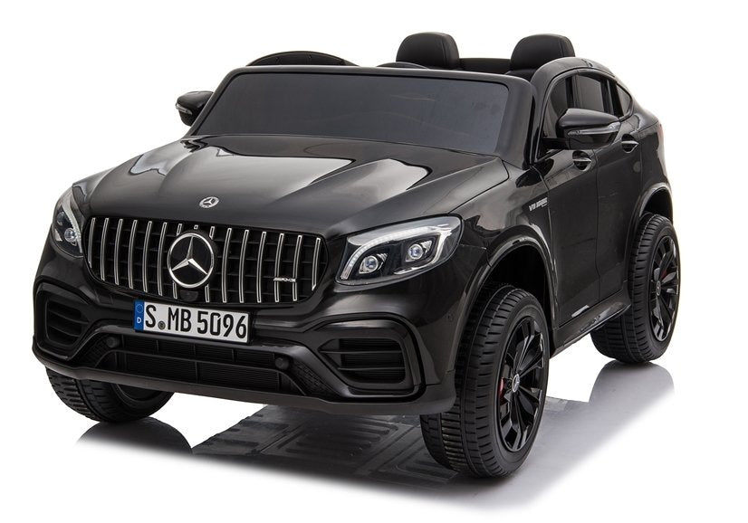 Elektrinis vaikiškas automobilis Mercedes GLC 63S QLS juodas dažytas