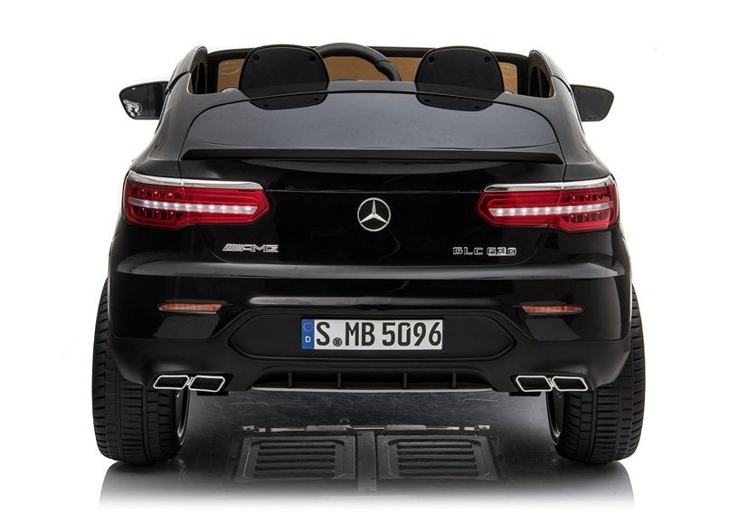 Elektrinis vaikiškas automobilis Mercedes GLC 63S QLS juodas dažytas