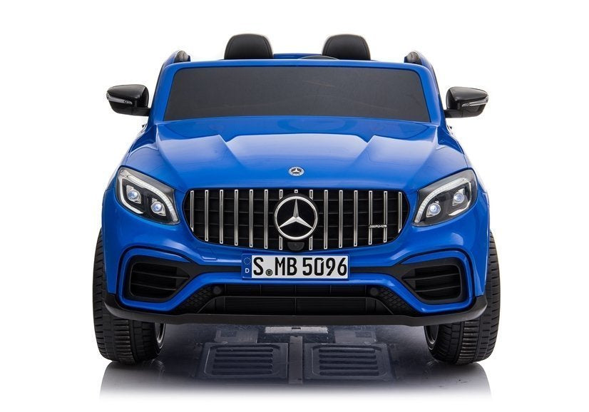 Elektrinis vaikiškas automobilis Mercedes GLC 63S mėlynas dažytas