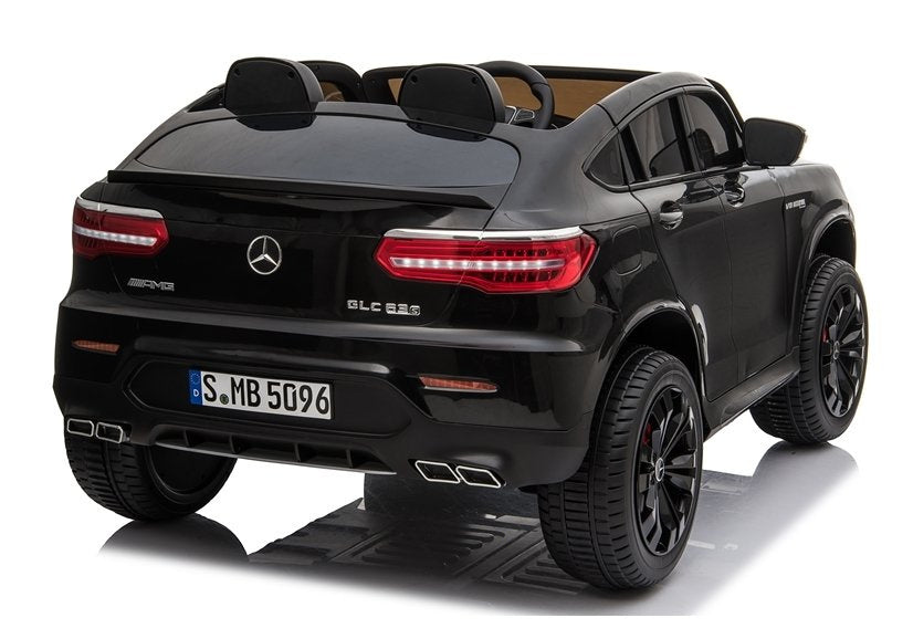 Elektrinis vaikiškas automobilis Mercedes GLC 63S QLS MP4 juodas dažytas