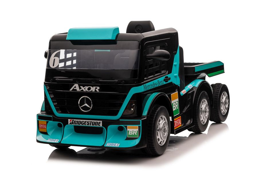 Akumuliatorinis automobilis Mercedes XMX622B (mėlynas, LCD ekranas)