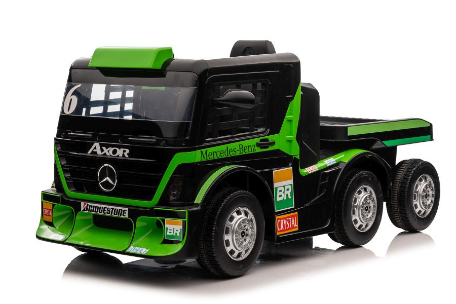 Akumuliatorinis automobilis Mercedes XMX622B (žalias, LCD ekranas)