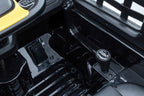 Akumuliatorinis automobilis Mercedes XMX622B su priekaba (geltonas, LCD ekranas)