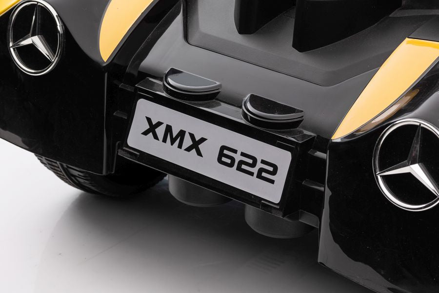 Elektrinis vaikiškas automobilis Mercedes XMX622 geltonas