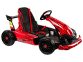 XMX619 raudonas elektrinis go-kartas su baterija „Spider“