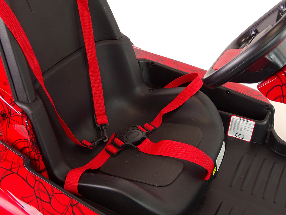 XMX619 raudonas elektrinis go-kartas su baterija „Spider“