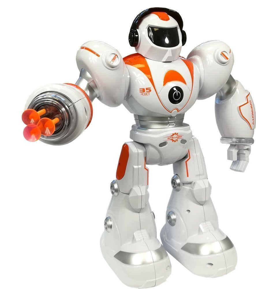 Nuotoliniu būdu valdomas robotas R/C šaudantis