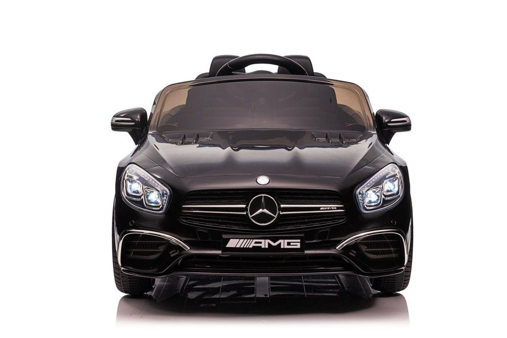 Elektrinis vaikiškas automobilis Mercedes SL65 S juodas dažytas LCD