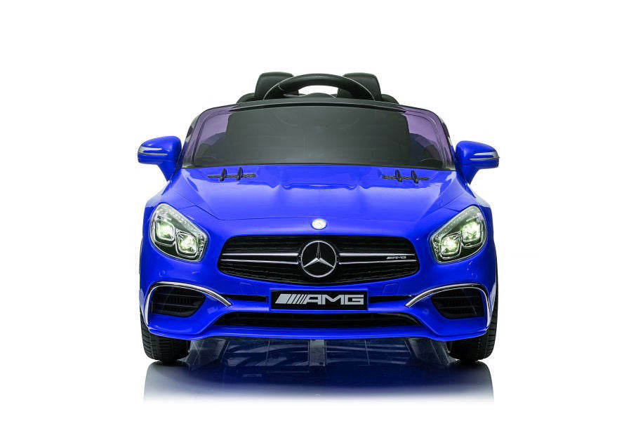 Elektrinis vaikiškas automobilis Mercedes SL65 S mėlynas lakuotas LCD