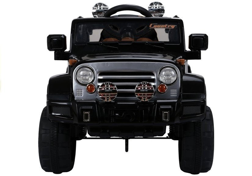 Elektrinis važiuojamas „Jeep JJ245“, juodas