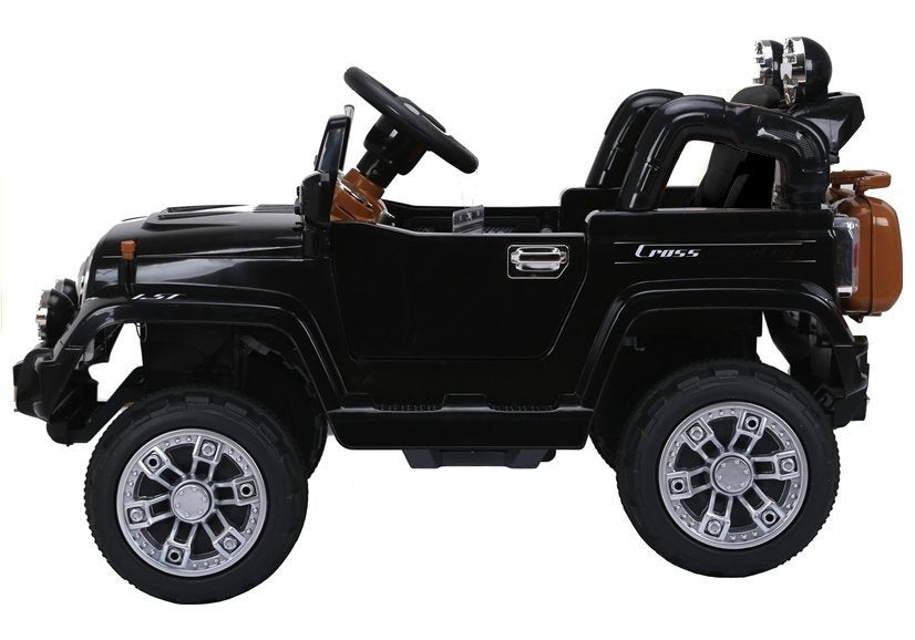 Elektrinis važiuojamas „Jeep JJ245“, juodas