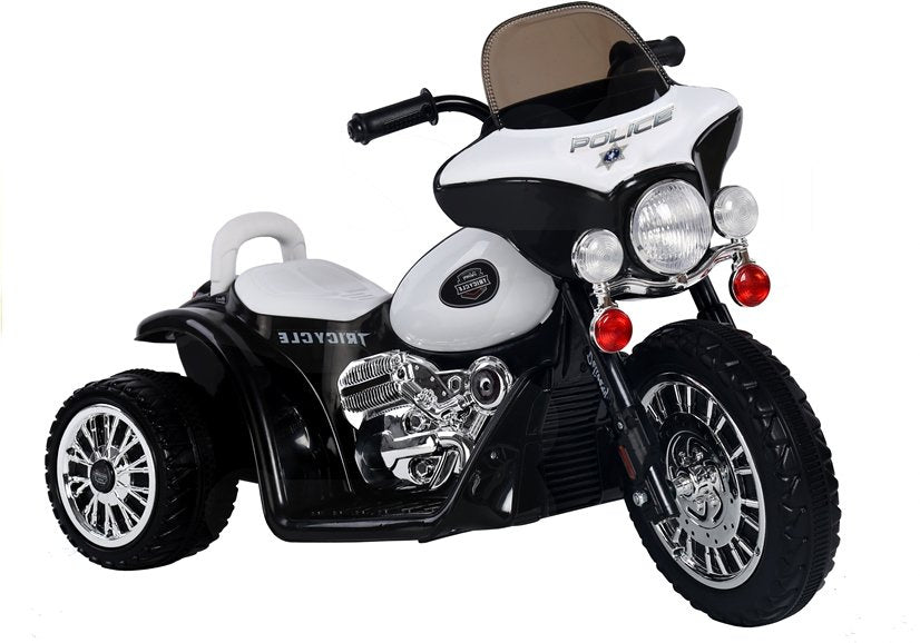 Juodas elektrinis vaikiškas motociklas JT568