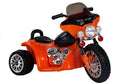 Oranžinis elektrinis vaikiškas motociklas JT568