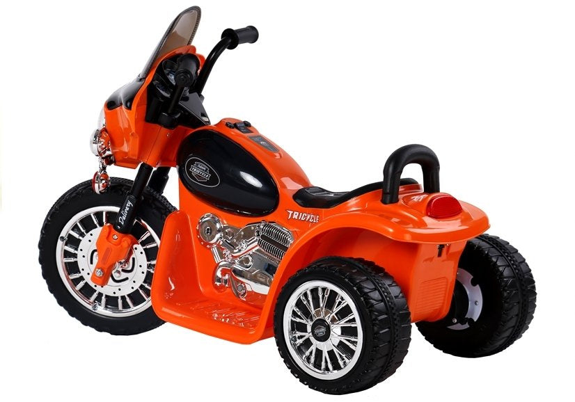 Oranžinis elektrinis vaikiškas motociklas JT568