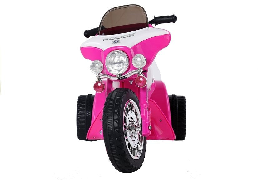Rožinis elektrinis vaikiškas motociklas JT568