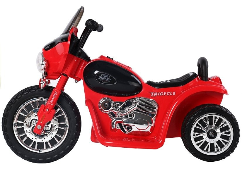 Raudonas elektrinis vaikiškas motociklas JT568
