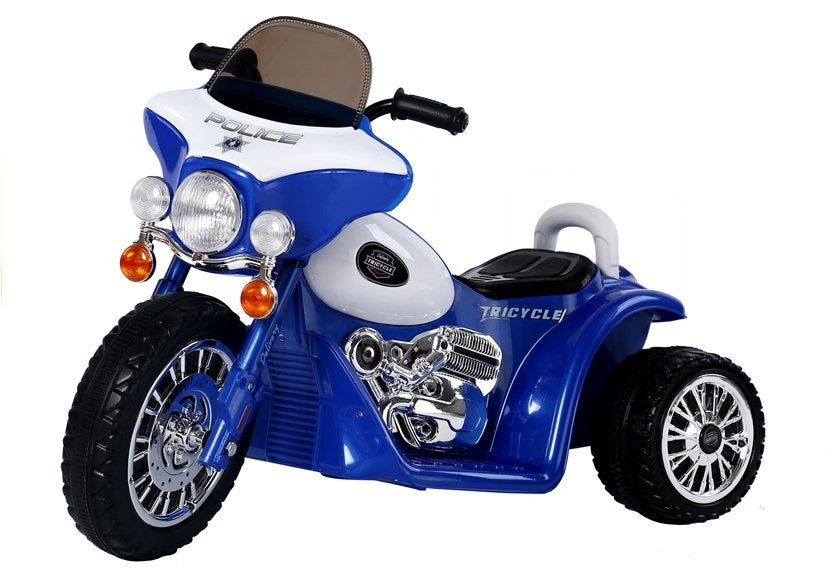 Mėlynas elektrinis vaikiškas motociklas JT568