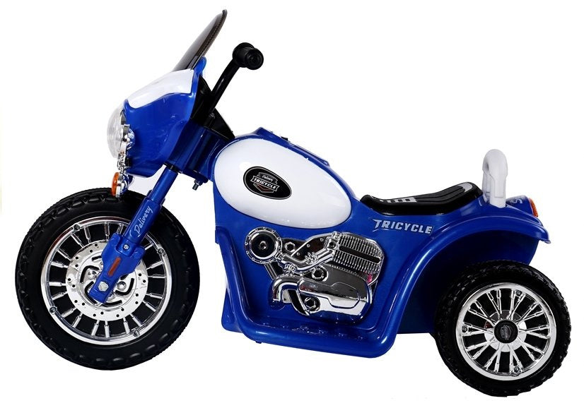 Mėlynas elektrinis vaikiškas motociklas JT568