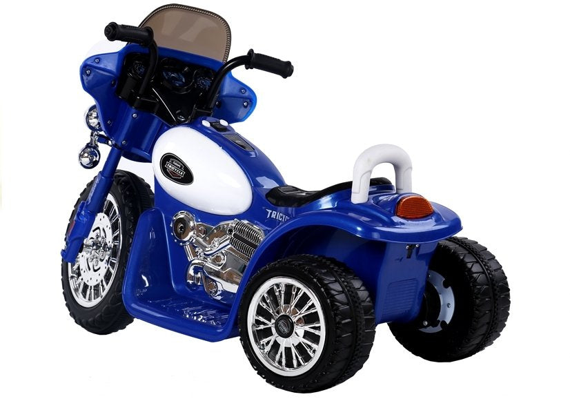 Mėlynas elektrinis vaikiškas motociklas JT568