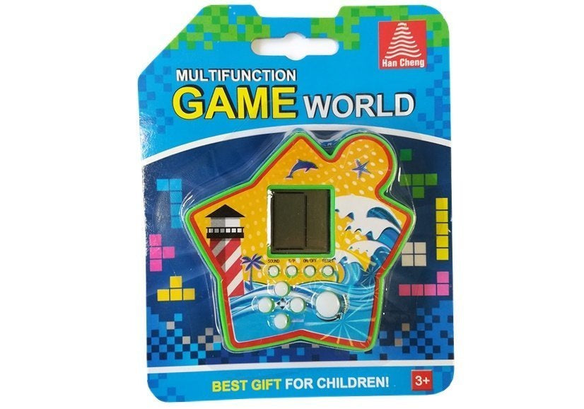 Elektroninis „Brick Game“ Tetris žaidimas – nešiojamas „Star“