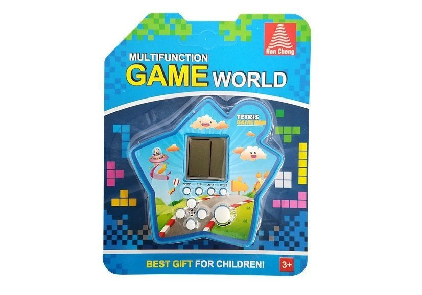 Elektroninis „Brick Game“ Tetris žaidimas – nešiojamas „Star“, mėlynas