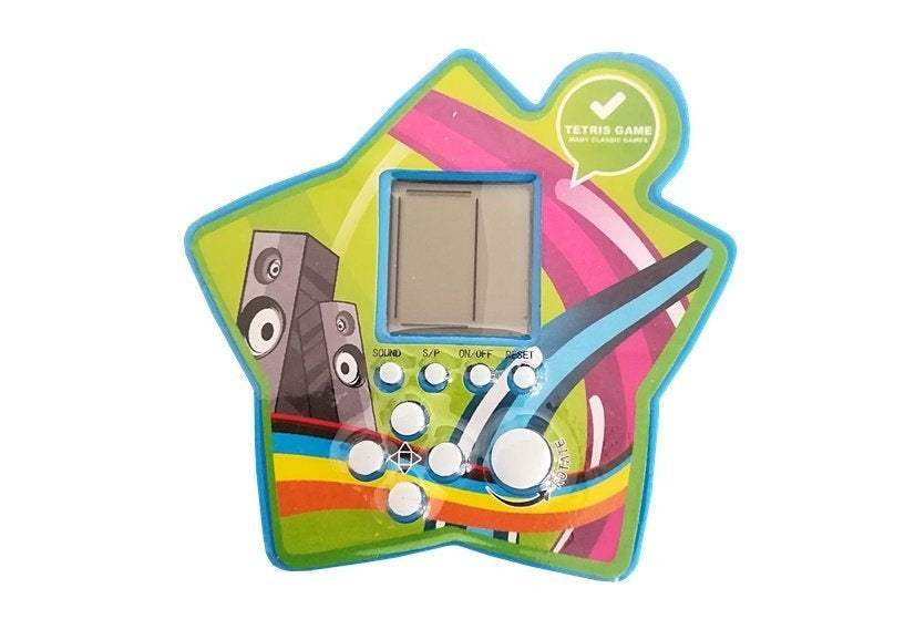 Elektroninis „Brick Game“ Tetris žaidimas – nešiojamas „Star“, mėlynas