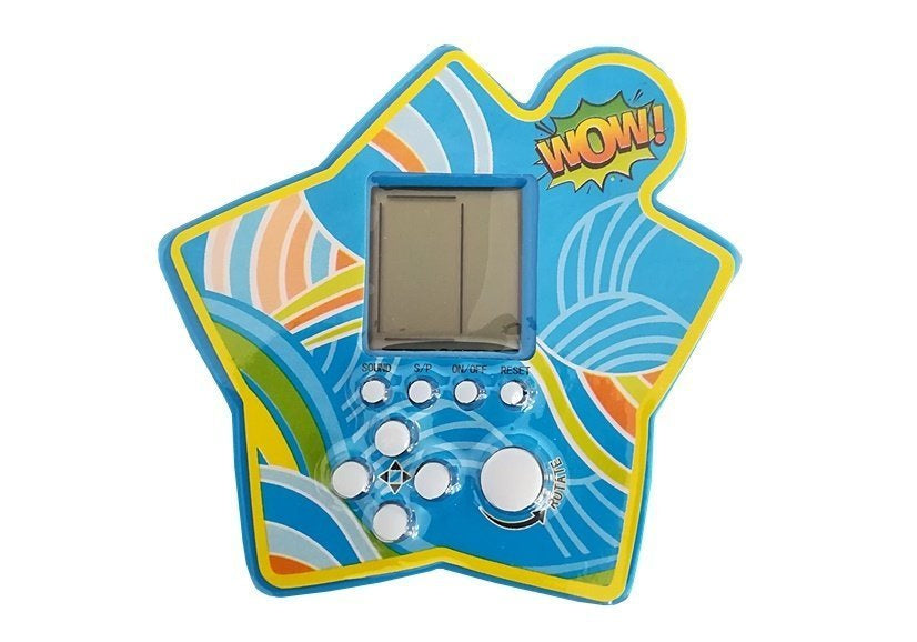 Elektroninis „Brick Game“ Tetris žaidimas – nešiojamas „Star“, mėlynas