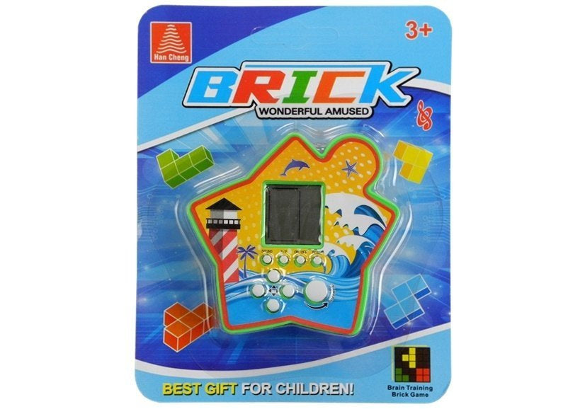 Elektroninis „Brick Game“ Tetris žaidimas – nešiojamas „Star“