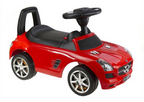 Mercedes-Benz raudonas vaikiškas stumdukas