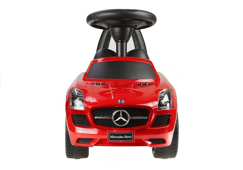 Mercedes-Benz raudonas vaikiškas stumdukas