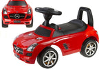 Mercedes-Benz raudonas vaikiškas stumdukas