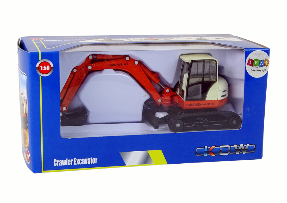 Metalinis ekskavatorius su didele ranka 1:50, liejimo modelis