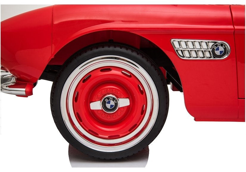 Elektrinis važiuojamas automobilis „BMW Retro“, raudonas