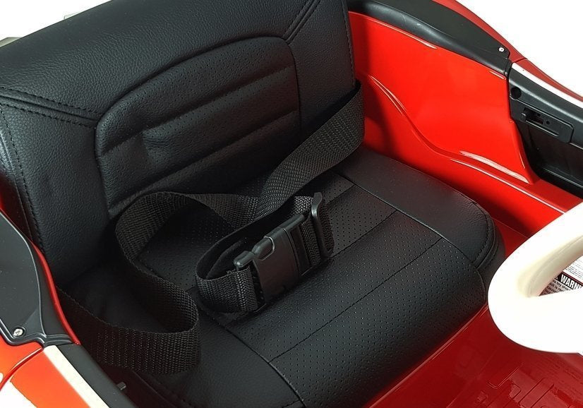 Elektrinis važiuojamas automobilis „BMW Retro“, raudonas