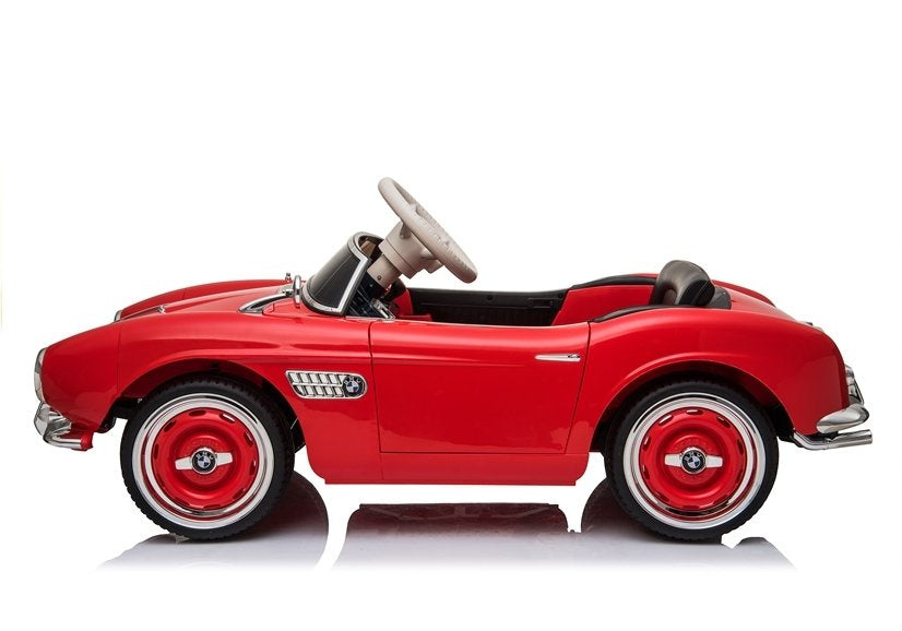 Elektrinis važiuojamas automobilis „BMW Retro“, raudonas