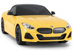 Nuotoliniu būdu valdomas BMW Z4 Roadster R/C automobilis Rastar 1:18, geltonas