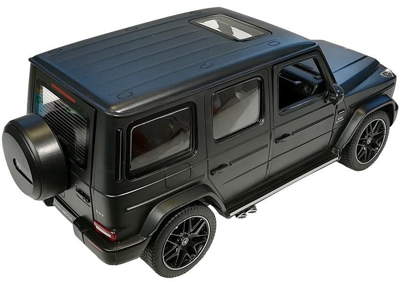 Nuotoliniu būdu valdomas „Mercedes G63“ Rastar R/C visureigis, juodas 1:14