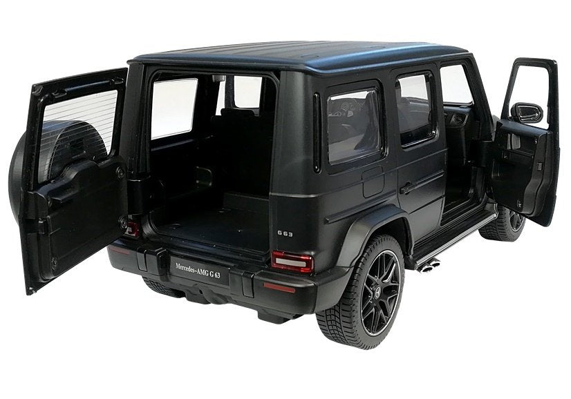 Nuotoliniu būdu valdomas „Mercedes G63“ Rastar R/C visureigis, juodas 1:14