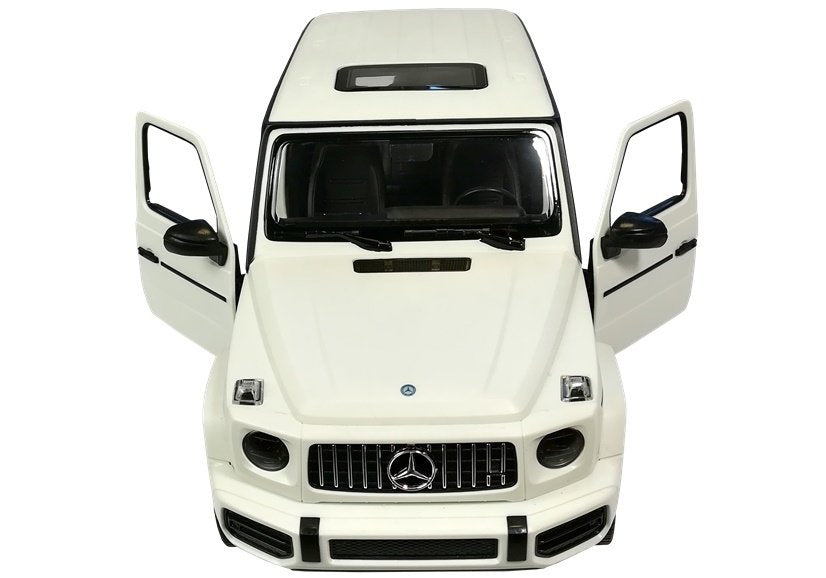 Nuotoliniu būdu valdomas „Mercedes G63“ Rastar R/C visureigis, baltas 1:14