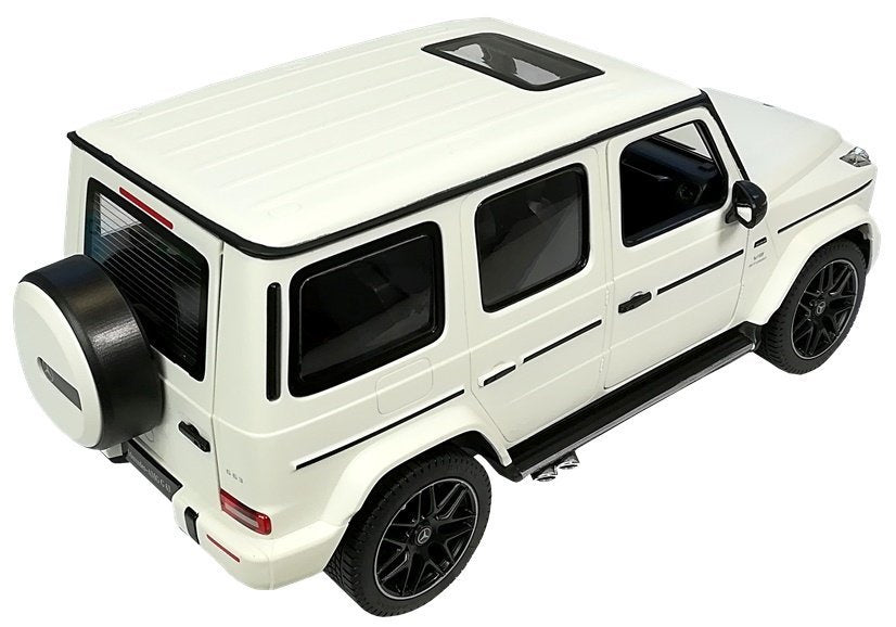 Nuotoliniu būdu valdomas „Mercedes G63“ Rastar R/C visureigis, baltas 1:14