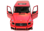 Nuotoliniu būdu valdomas „Mercedes G63“ Rastar R/C visureigis, raudonas