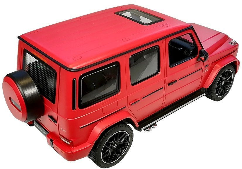 Nuotoliniu būdu valdomas „Mercedes G63“ Rastar R/C visureigis, raudonas