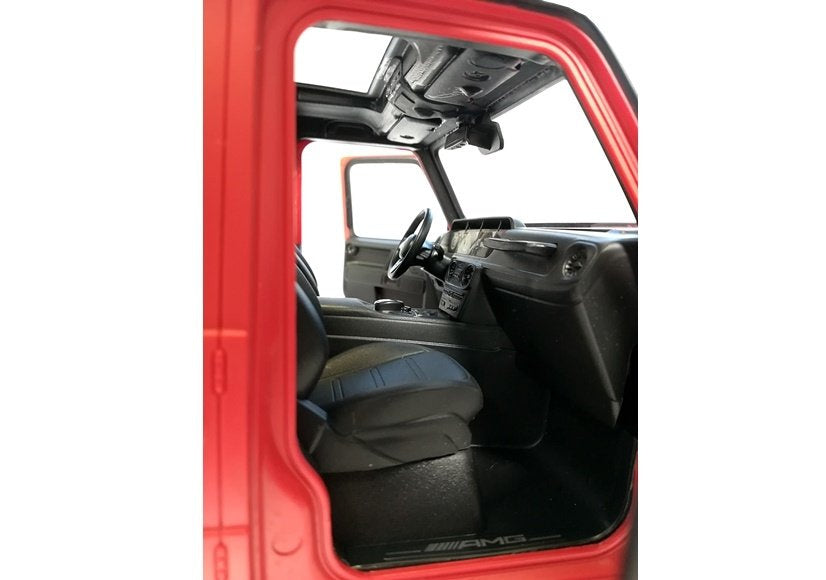 Nuotoliniu būdu valdomas „Mercedes G63“ Rastar R/C visureigis, raudonas